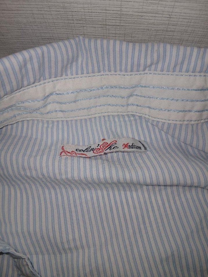 Gri Kısa Kollu Keten Kadın Gömlek - Görsel 2