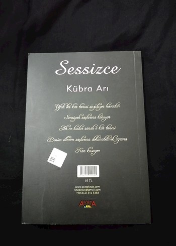 Sessizce - Kübra Ari Şiir Kitabı - Görsel 4