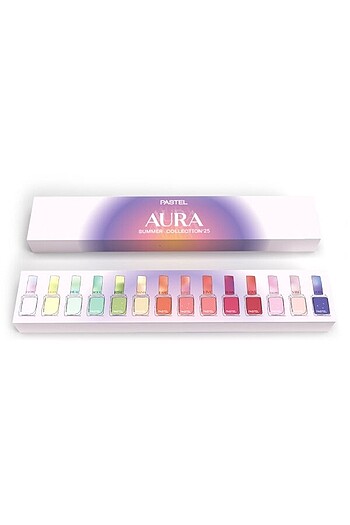 Pastel 2025 Summer Collection Aura 14 lü Oje Set