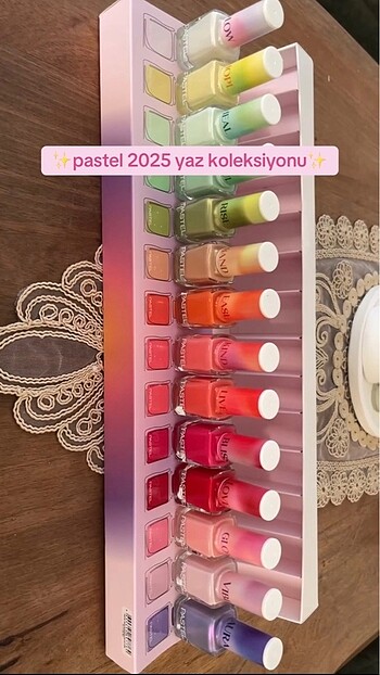 Pastel Pastel 2025 Summer Collection Aura 14 lü Oje Set