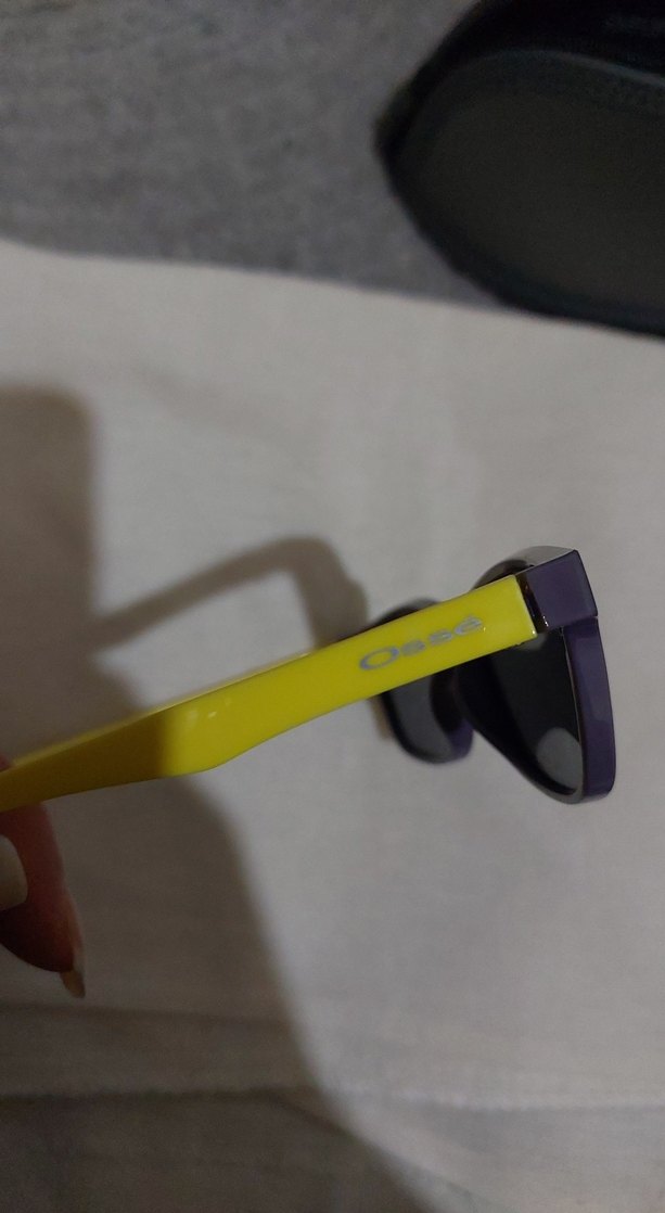 çocuk Gri Parlak Minimalist Gözlük - Görsel 2