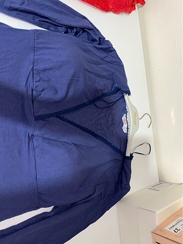 xl Beden Emzirme özellikli pijama üstü