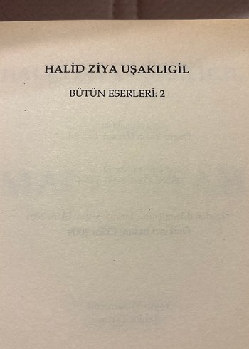 Halid Ziya Uşaklıgil - Mai ve Siyah Bütün Eserler - Görsel 5