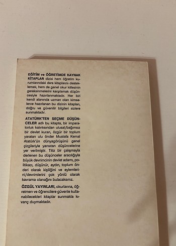 Atatürk'ten Seçme Düşünceler Kitabı - Görsel 2