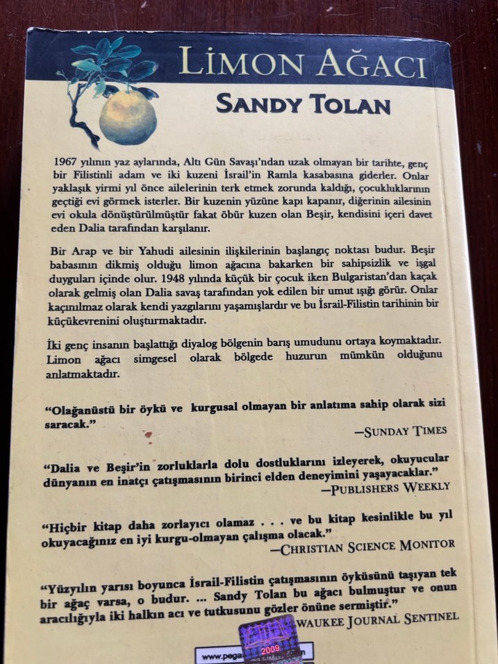 Limon Ağacı - Sandy Tolan - Görsel 2