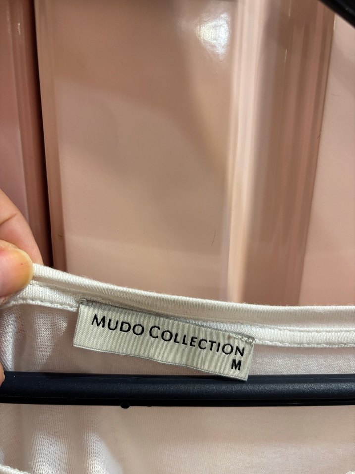 Beyaz Kadın Kısa Kollu Salaş Tişört - Görsel 5