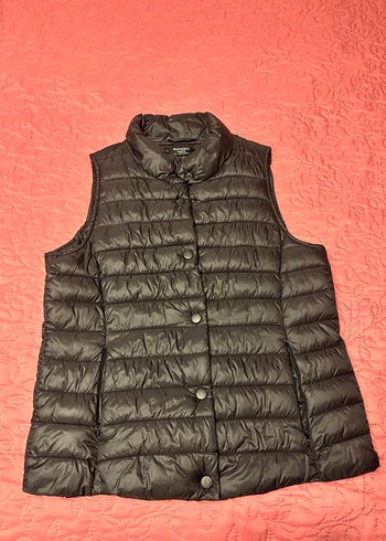 Düğmeli Siyah Kadın Şişme Yelek - Görsel 8