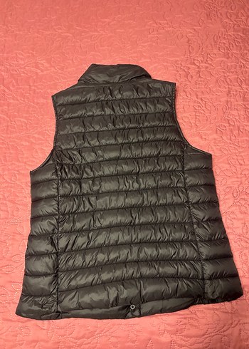 Düğmeli Siyah Kadın Şişme Yelek - Görsel 9