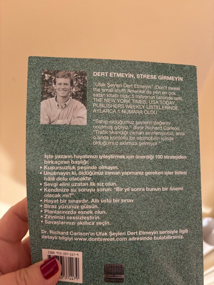 Ufak Şeyleri Dert Etmeyin - Dr. Richard Carlson - Görsel 2