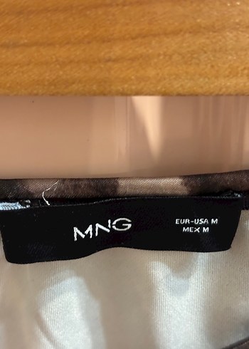 Bohem Zebra Desenli Uzun Saten Etek - Görsel 3