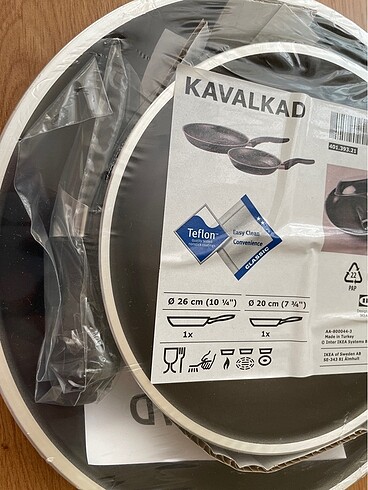 Beden İKEA KAVALKAD ikili tava seti
