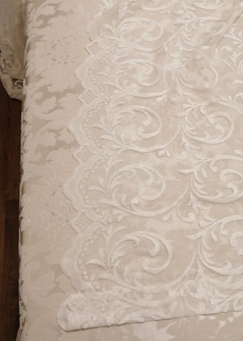 İşlemeli Beyaz Perde En:280 Boy:245 - Görsel 3