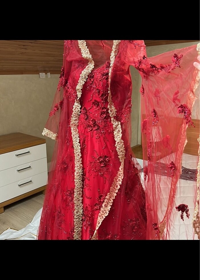 Kına elbisesi( kaftanlı) - Görsel 5