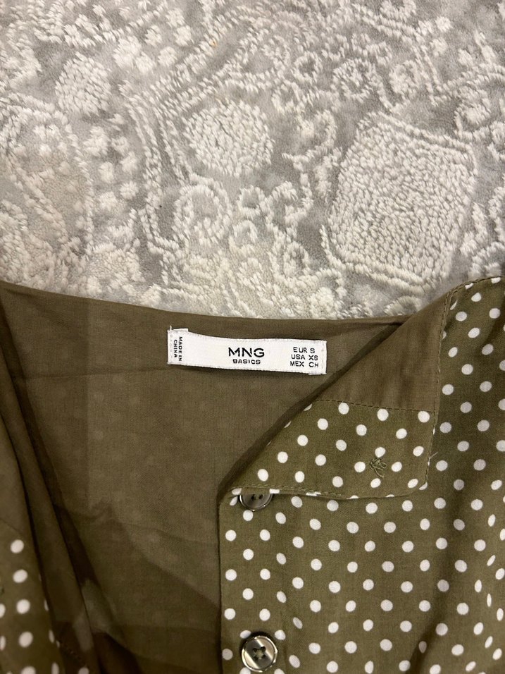 Mango Düğmeli Puanlı kalın askılı tulum - Görsel 3