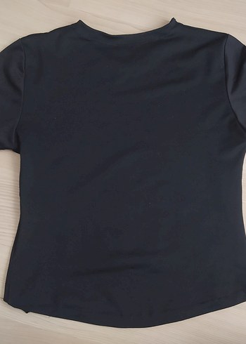 Nike Siyah Kısa Kollu Kadın crop - Görsel 2