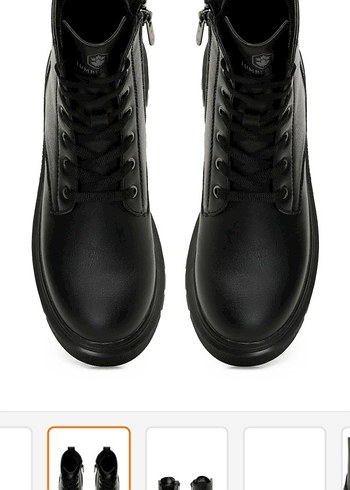 Lumberjack Siyah Kadın Bot - Görsel 2