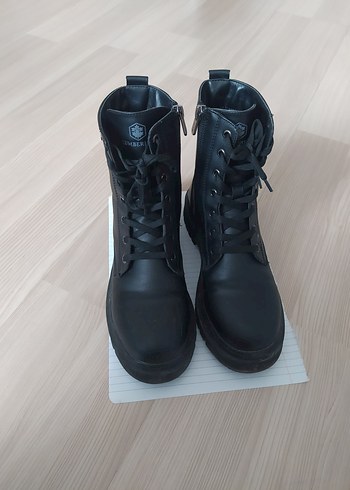 Lumberjack Siyah Kadın Bot - Görsel 5