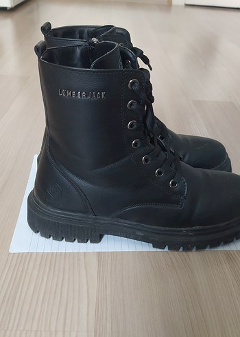 Lumberjack Siyah Kadın Bot - Görsel 6