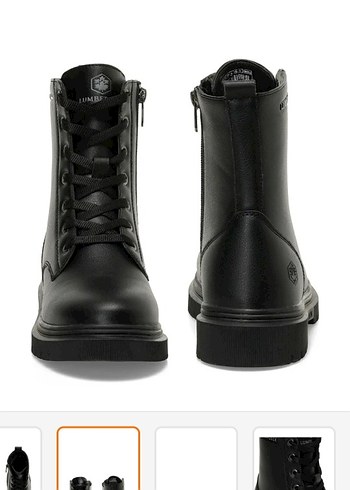 Lumberjack Siyah Kadın Bot - Görsel 3