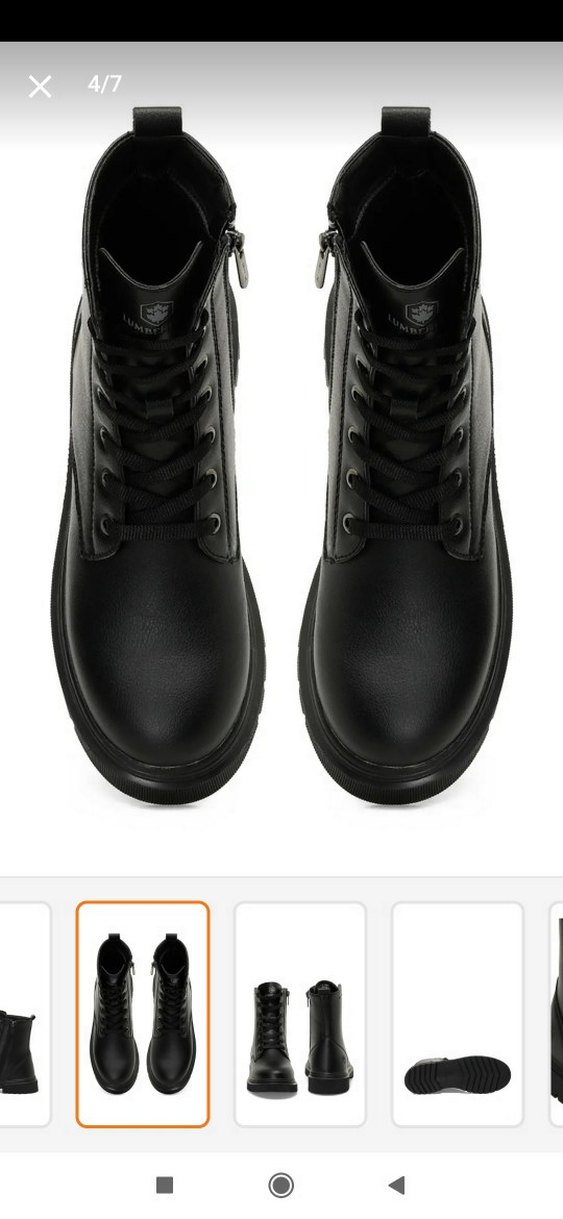 Lumberjack Siyah Kadın Bot - Görsel 2