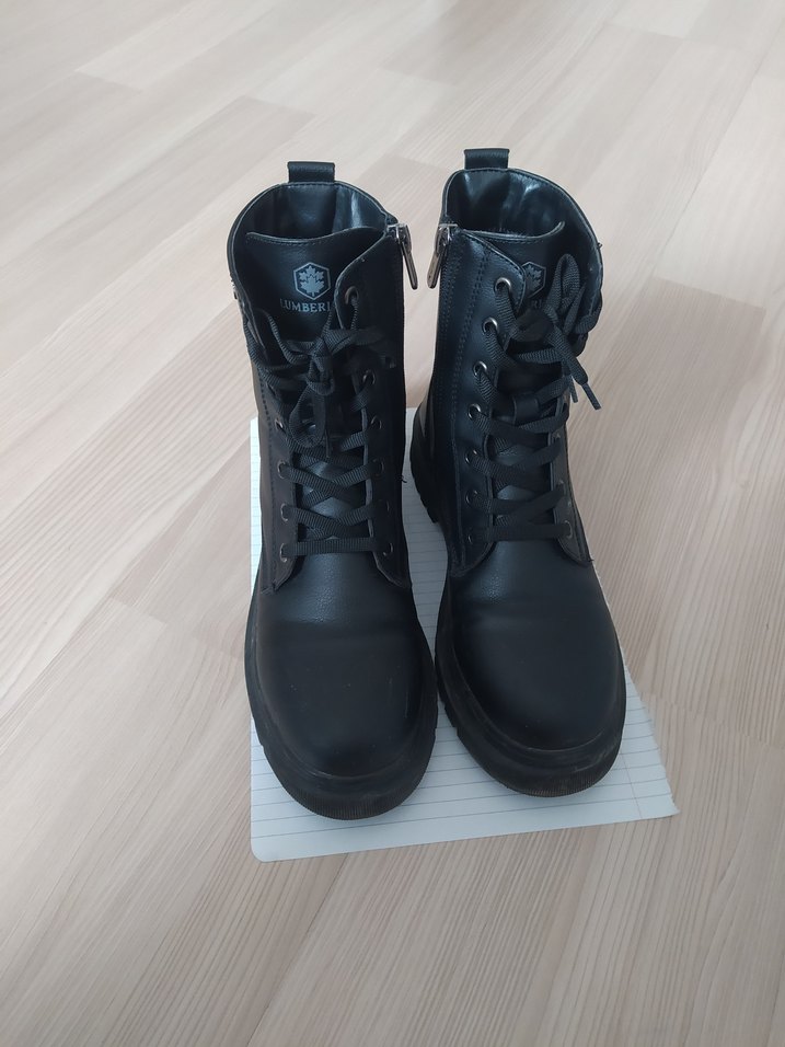 Lumberjack Siyah Kadın Bot - Görsel 5