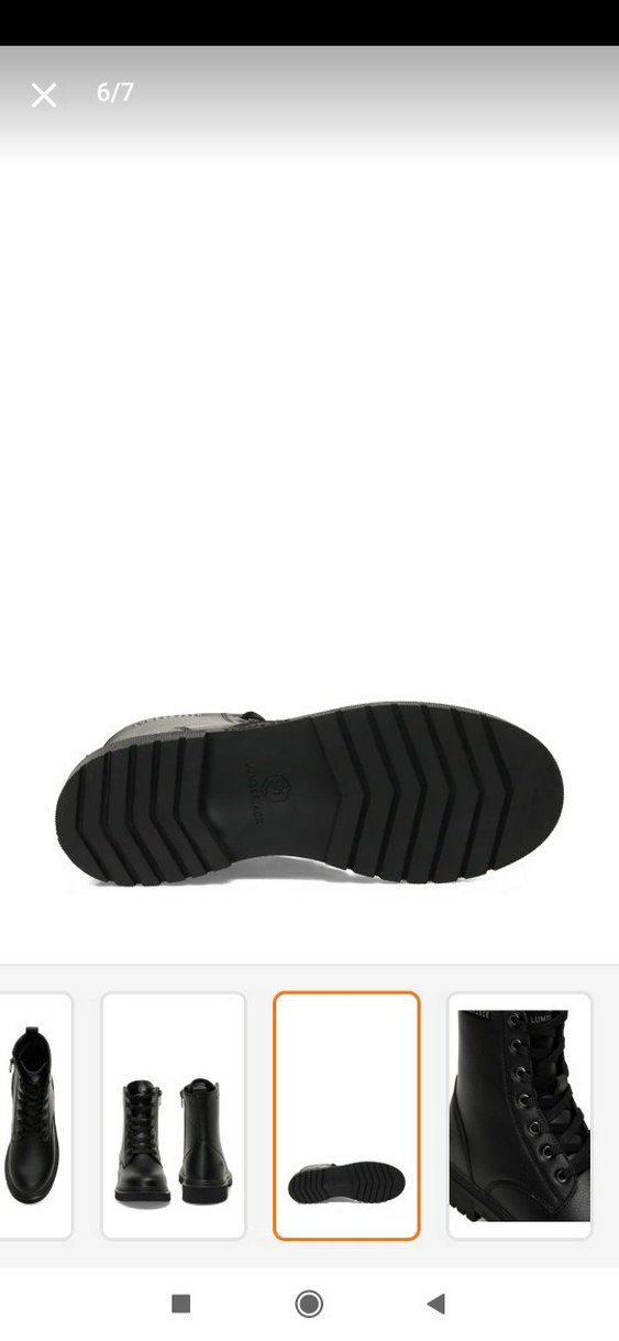 Lumberjack Siyah Kadın Bot - Görsel 4