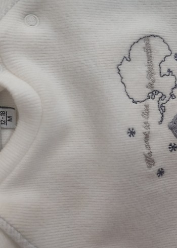 babydola Gri Örgü Desen Erkek Bebek Tulum 12/18 ay çok kaliteli - Görsel 5