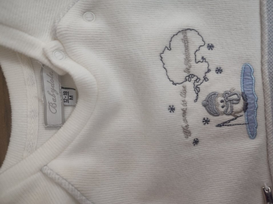 babydola Gri Örgü Desen Erkek Bebek Tulum 12/18 ay çok kaliteli - Görsel 5