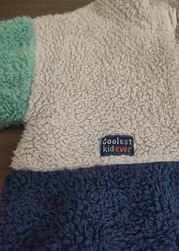 Erkek Çocuk Renkli Uzun Kol polar 9ay - Görsel 3