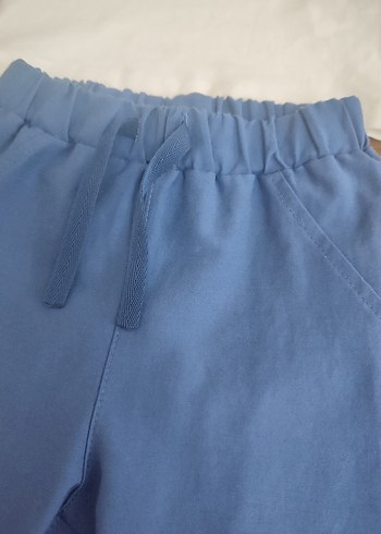 erkek bebek lacivert yazlik keten pantolon 9ay 68cm - Görsel 3