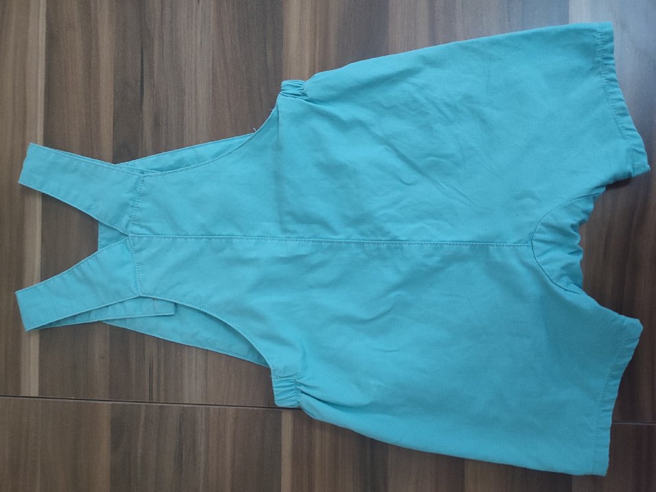 Turkuaz Baskılı erkek bebek salopet - Görsel 2