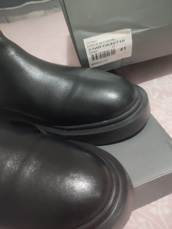 Derimod chelsea erkek deri bot. - Görsel 3