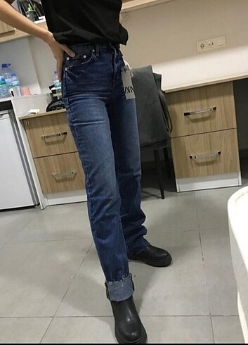 Zara ORİJİNAL ZARA STRAIGHT JEAN