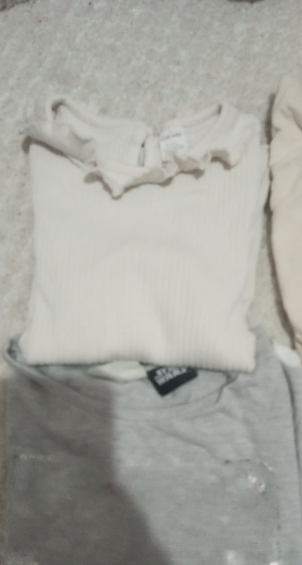 Kız Çocuk Gri Uzun Kollu Baskılı Tişört - Görsel 2