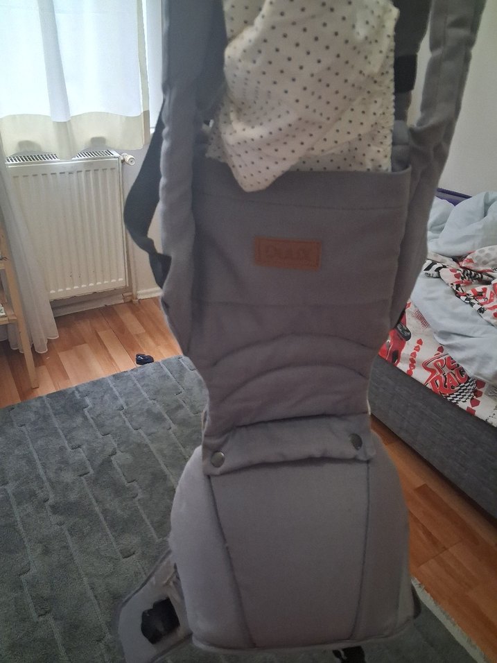 Gri Bebek Taşıyıcı Kanguru - Görsel 3