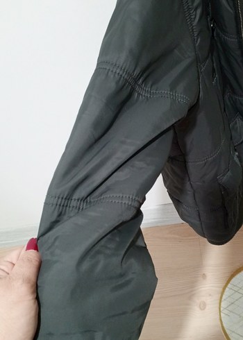 Düğmeli Siyah Erkek Çocuk Kaban - Görsel 9