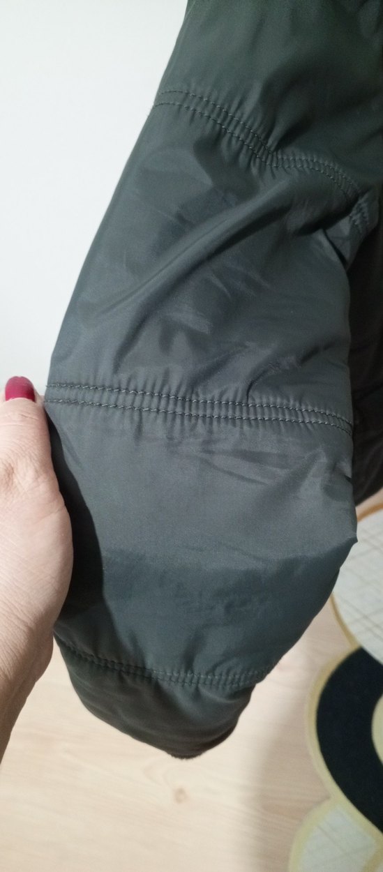 Düğmeli Siyah Erkek Çocuk Kaban - Görsel 5