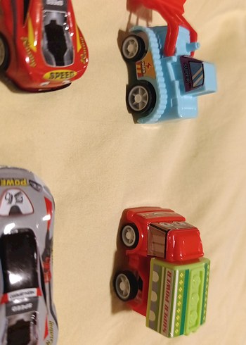 Renkli Mini Oyuncak Arabalar Seti 9 adet - Görsel 3