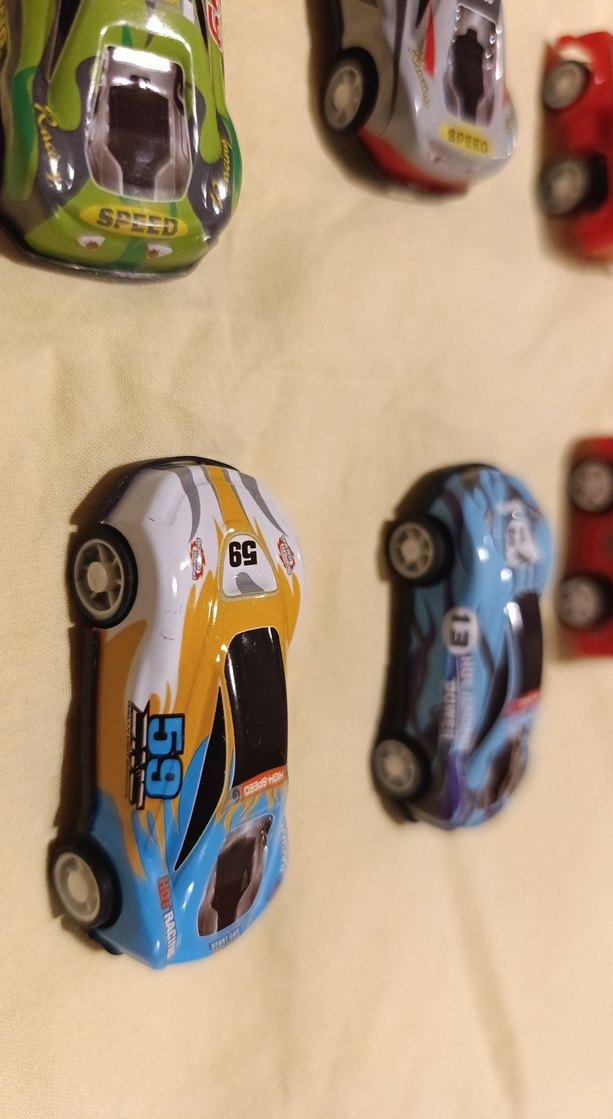 Renkli Mini Oyuncak Arabalar Seti 9 adet - Görsel 5