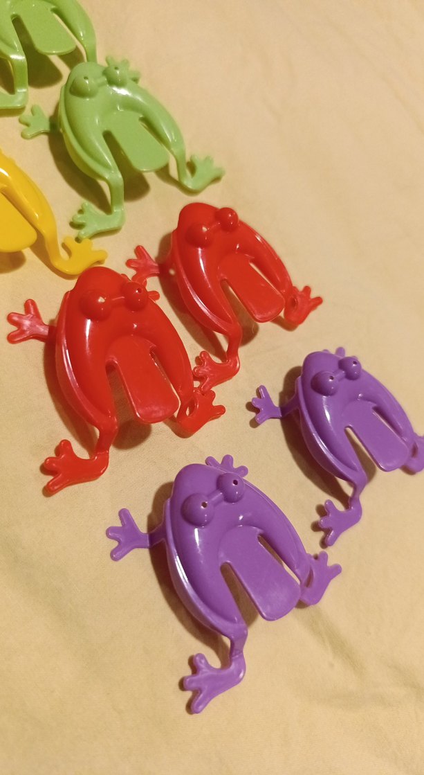 Renkli zıplayan Kurbağa 10 adet - Görsel 2