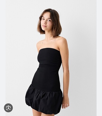 Bershka Bershka Balon Etek Elbise