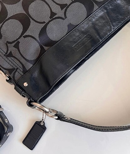  Beden siyah Renk Original Coach Monogram Çanta