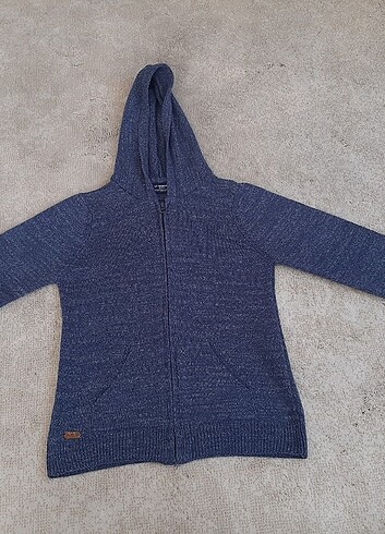 LC Waikiki LC Waikiki 8 9 Yaş Çocuk Kapüşonlu Fermuarlı Hırka