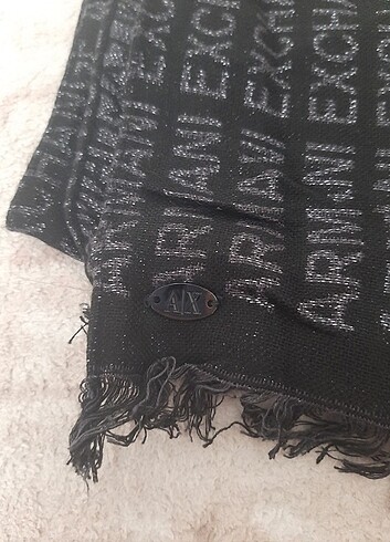 Beden siyah Renk Armani Exchange Kadın Siyah Şal
