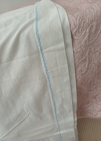 Nakışlı Beyaz Yatak örtüsü - Görsel 6