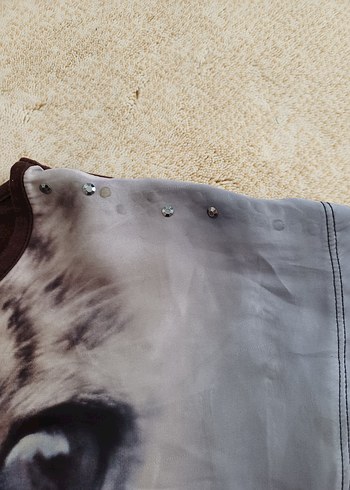 H&M Kız Çocuk Desenli Tişört - Görsel 8