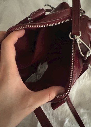  Beden bordo Renk Bordo çanta