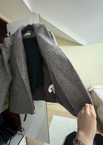 Mai collection Kaşe blazer /kaban - Görsel 4