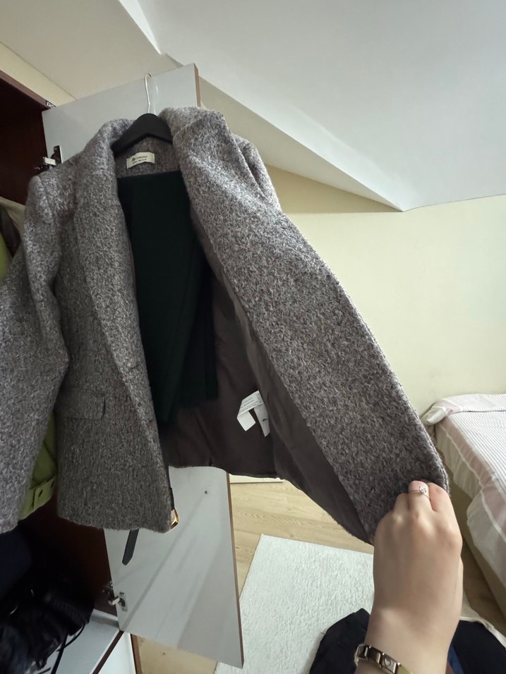 Mai collection Kaşe blazer /kaban - Görsel 4