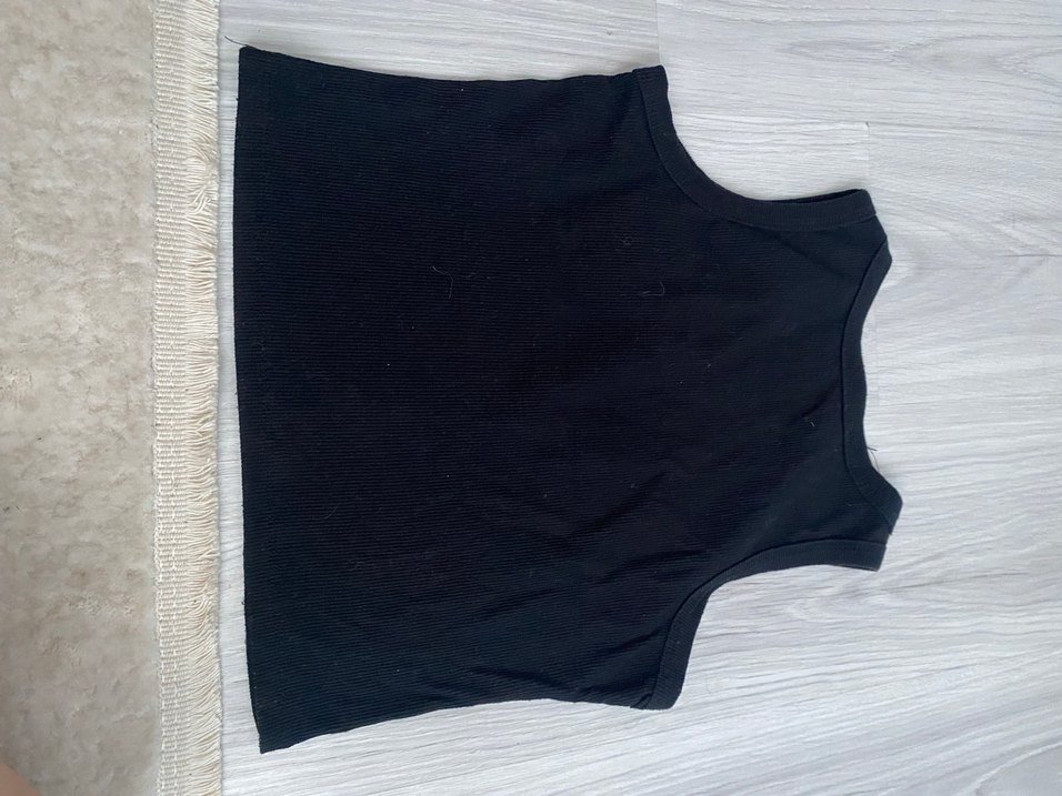 Sıfır kol fitilli crop - Görsel 2